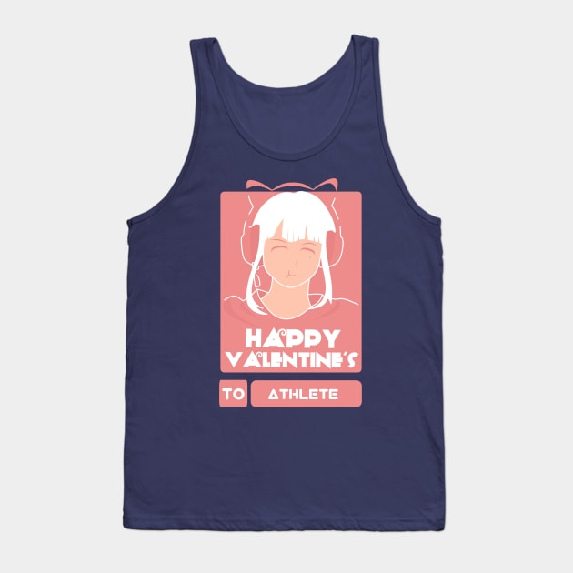 Gilrs in Happy Valentines Day to Athlete Tank Top by AchioSHan